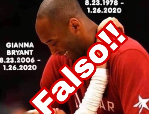 [Falso] Kobe Bryant y su hija no nacieron el mismo día.